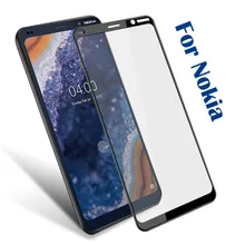 Anti Gores Premium untuk Nokia 7.1 5.1 3.1 Plus 2.1X3X5X6 2018 9H Layar pelindung untuk Nokia 8 5 6 7 2.2 3.2 4.2 Kaca Film(China)