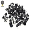 2017 50pcs/lot 6x6x4.3mm 4pin G89 Tactile Tact Push Button Micro Switch Direct Plug-in Self-reset Dip Top Copper Free Shipping ► Photo 1/5