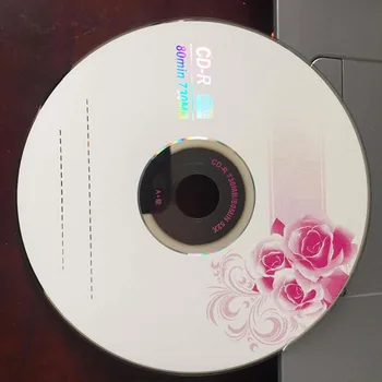 

25 discs Grade A x52 700MB Blank Rose Flower Printed CD-R Disc