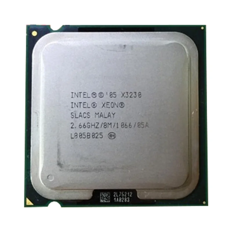 INTEL Xeon quad core X3230 cpu(2,667 ГГц/8 м кэш/FSB 1333) все еще есть в продаже процессор Intel X3230 LGA775