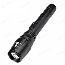 New arrival strong zoom Lengthen LED Flashlight Aluminum Alloy light beam concentration and stability LED lamp
