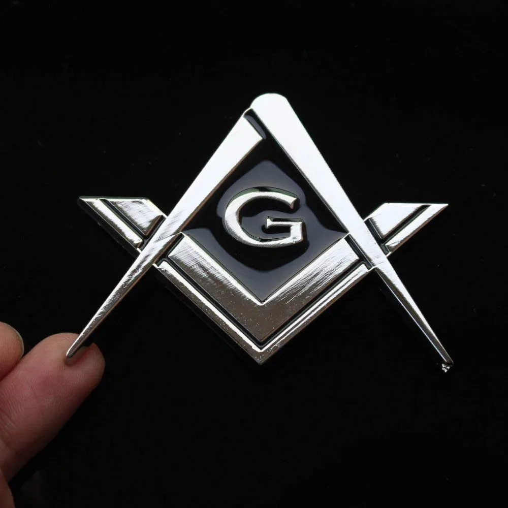 Mason Masonic Chrome Auto Emblem