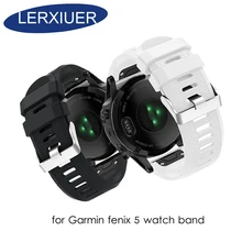 Ремешок Fenix 3 для часов Garmin fenix 5 20 мм 26 мм 22 мм силиконовый ремешок Garmin Fenix5X/Fenix3/3HR Garmin Fenix5/935 5S