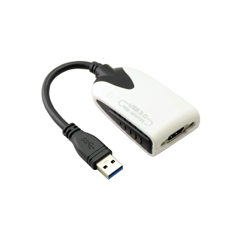 

New1080P USB 3.0 to HDMI Converter Adapter Cable Male to Female Multi Display Adapter for Desktop Laptop HDTV