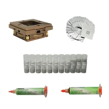 BGA Ремонтный комплект 90 мм станция реболлинга с универсальным трафаретом для игровой консоли