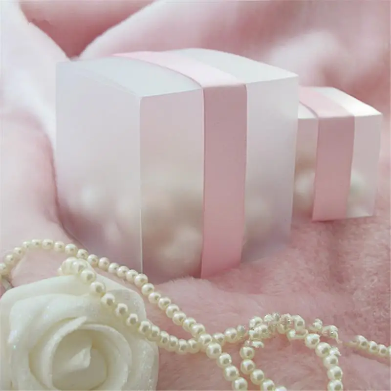 2x2x2 Clear Plastic Bo Wedding Tips And Inspiration Sweet Candy Box Matte Clear Plastic Pvc Party Favor