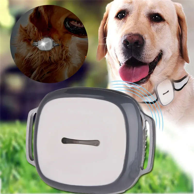 

GPS Pet Tracker LED Light And Collar 2018 New Multi Function Dogs Collars Three-mode Positioning Electronic Fence Track Playback