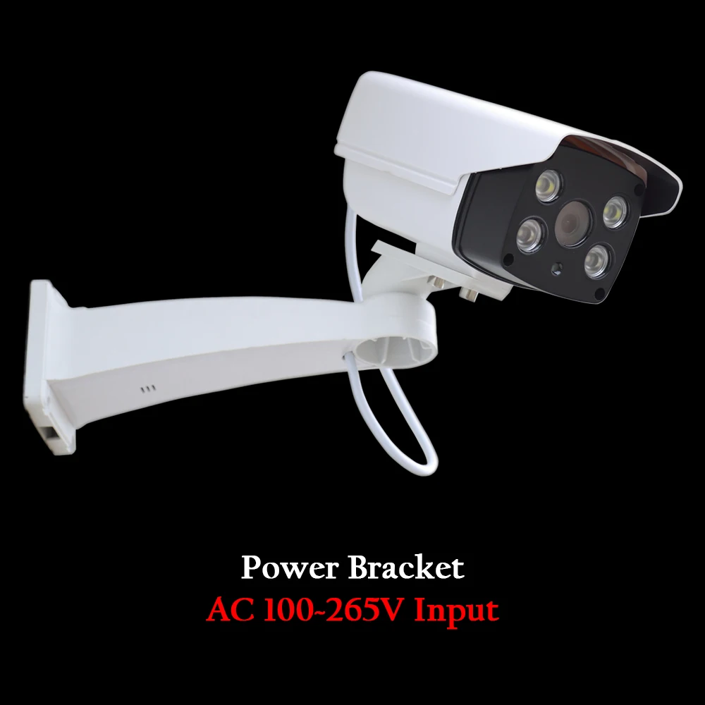 

5.0 Megapixels HD TVI Cam With Power Bracket 4.0 Megapixels HD CVI Video Cam 4.0 Megapixels HD AHD CCTV Security System Camera
