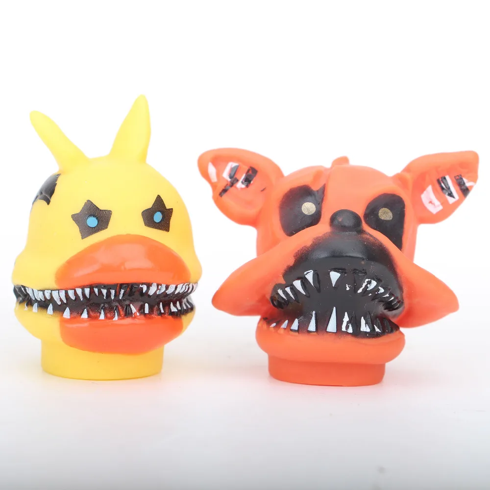 Фигурки героев мультфильма пять ночей у Фредди аниме куклы FNAF Чика Бонни Фокси 5