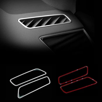 

2 pcs/set Chrome Dashboard Air Outlet Ring Cover Trim For Audi Q5 Car Styling