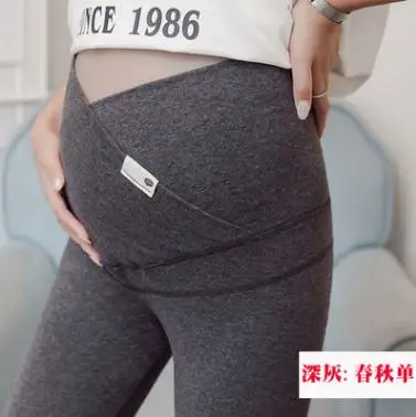 Низкая waistMaternity обтягивающие леггинсы 2019 зима Одежда для беременных толстые
