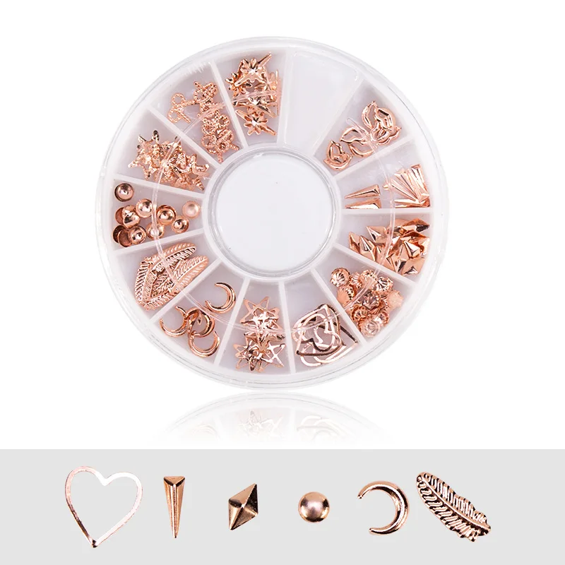 В колесе AB цветные акриловые алмазные кристаллы аксессуары для ногтей смешанные цвета 3D дизайн ногтей декоративные Стразы для ногтей DIY