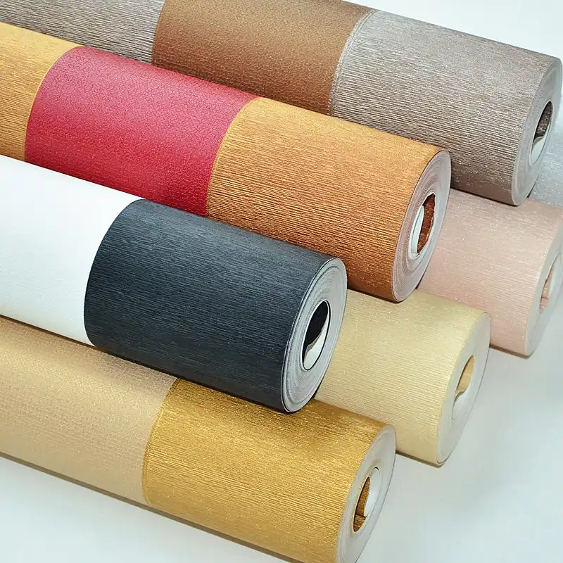 Rollo De Papel De Pared De Rayas Ancho Papeles Tapiz Decoracion