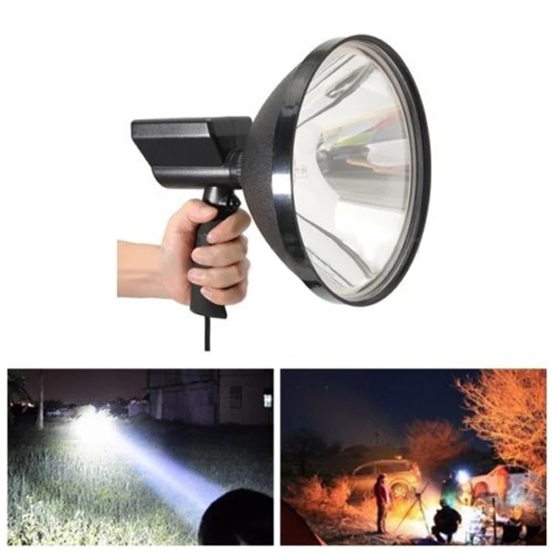 

12V 100W HID Handheld Lamp Camping Fishing Hunting Super Spotlights Light