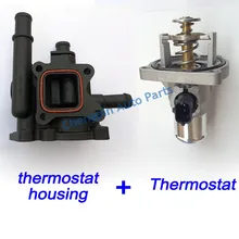 Engine Coolant Thermostat and housing Cover Assembly OEM 96984104 96984103 For Chevrolet Cruze Sonic Aveo Pontiac