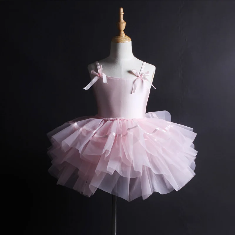 ballet costumes pink ballet tutu camisole ballet dress layered dance