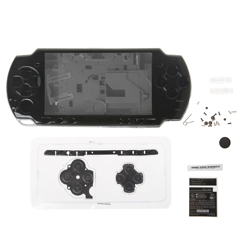 New Replacement Full Housing Shell Case With Button Kit For Sony Psp
