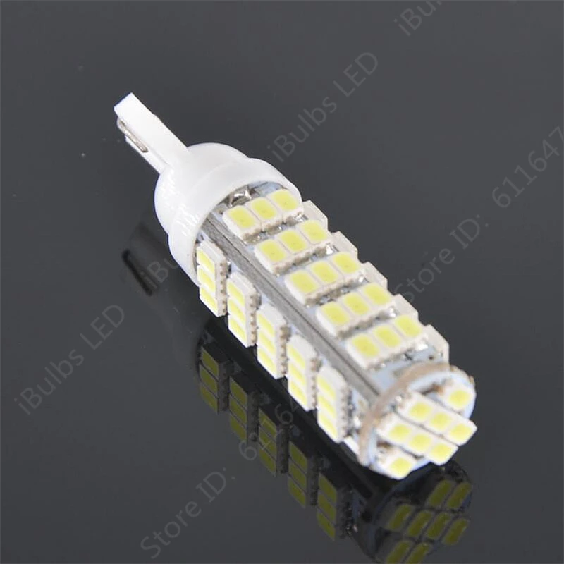 2 шт. супер яркий T10 68 светодиодный 1206 68 SMD светодиодный автомобиль 68smd 3020 W5W 194 927 168 клиновидные боковые лампы маркер лампы