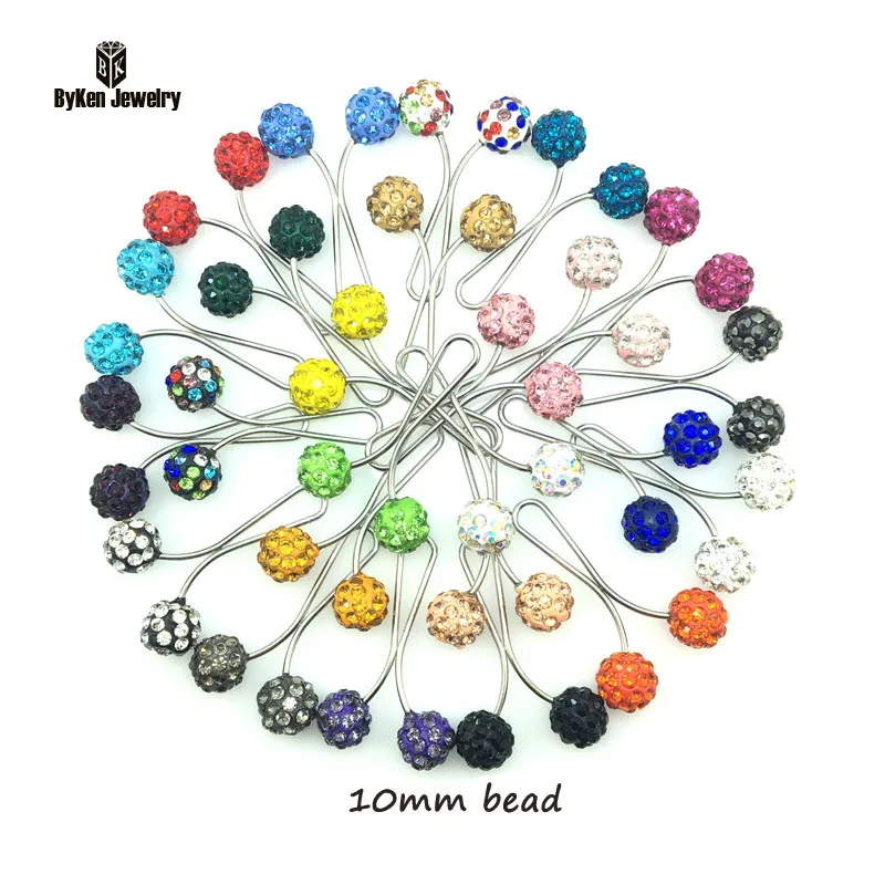 

24pcs New Muslim Hijab Pin Shiny Crystal Ball Scarf Pin Headscarf Shawl Scarf Accessories For Women' Scarves Exquisite Shawl pin