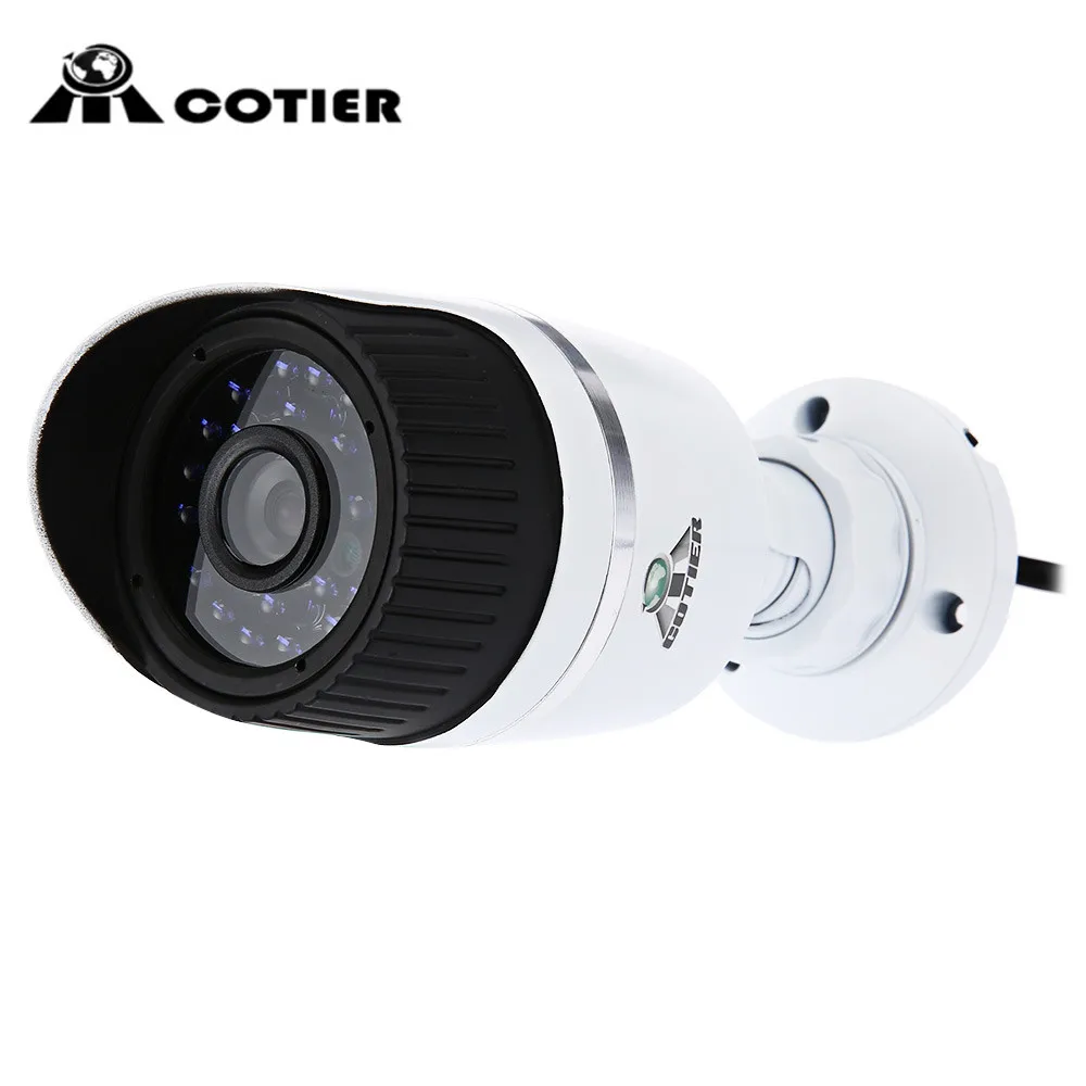 

COTIER TV - 631L 960P HD IP Camera P2P IR-cut Bullet Infrared Night Vision Motion Detection Mobile View
