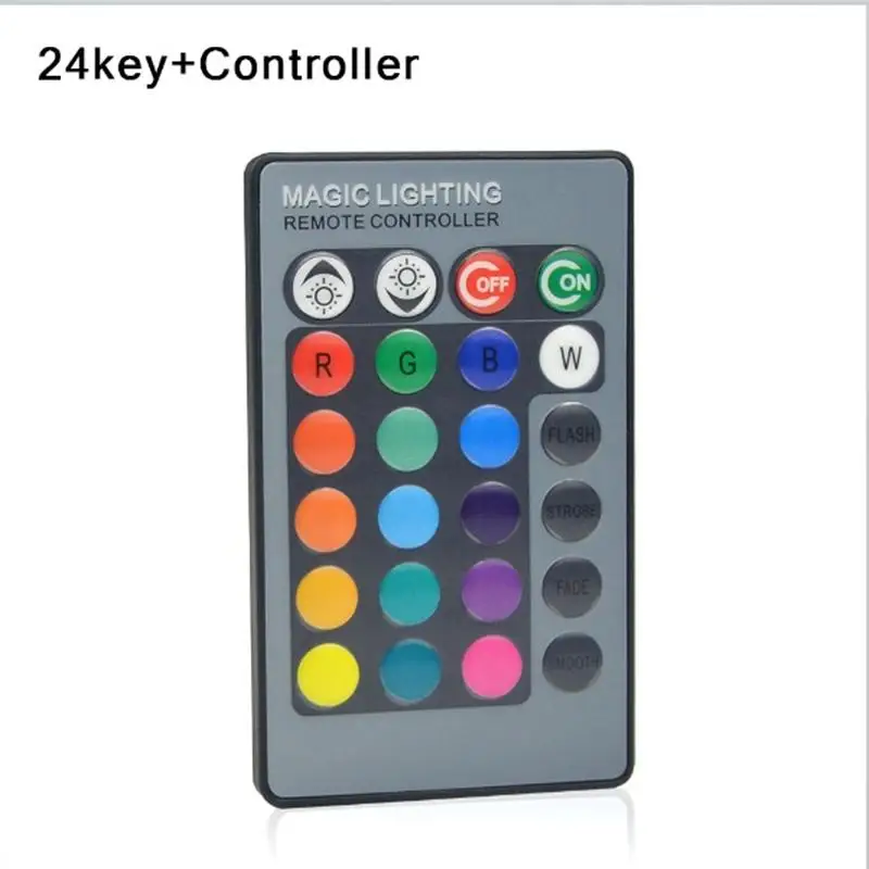 E27 16 цветов Изменение RGB Светодиодная лампа волшебный шар 85 265 в Светодиодный