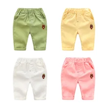 Летние шорты для детей укороченные штаны для мальчиков и девочек, одежда для малышей с вышивкой patte acrivern, милая модная спортивная одежда для детей