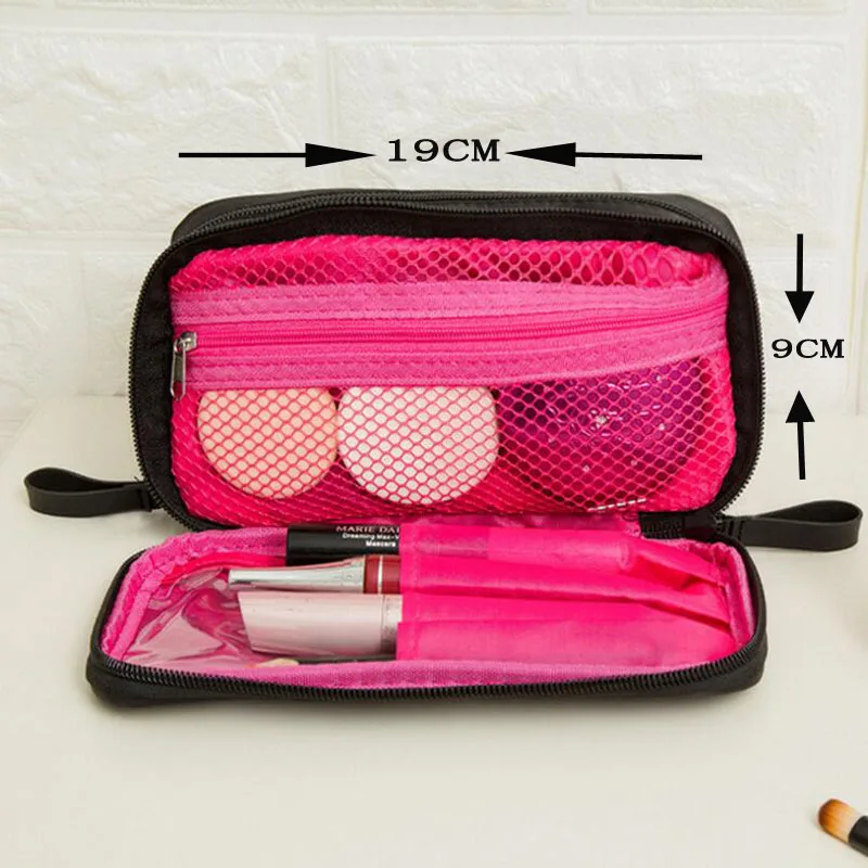 Itapkris الجمال الإناث التجميل حقيبة حقيبة مستحضرات تجميل السفر المنظم خلع الملابس حالة كبيرة قدرة حقيبة مستحضرات تجميل النساء Necessaire حقيبة