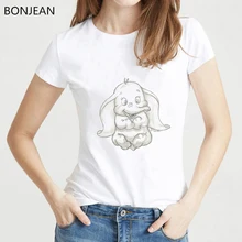 2019 funny t shirt women Dumbo The Sdorable Elephant Sketch Print T-Shirt tumblr tops Tee shirt femme Summer tshirt streetwear 2019 funny t shirt women Dumbo The Sdorable Elephant Sketch Print T-Shirt tumblr tops Tee shirt femme Summer tshirt streetwear