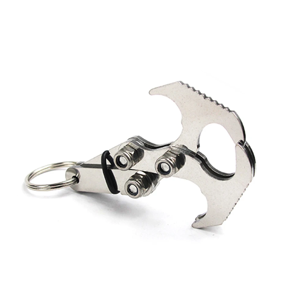 Stainless Steel Gravity Hook Outdoor Climbing Grappling Serrated Claws