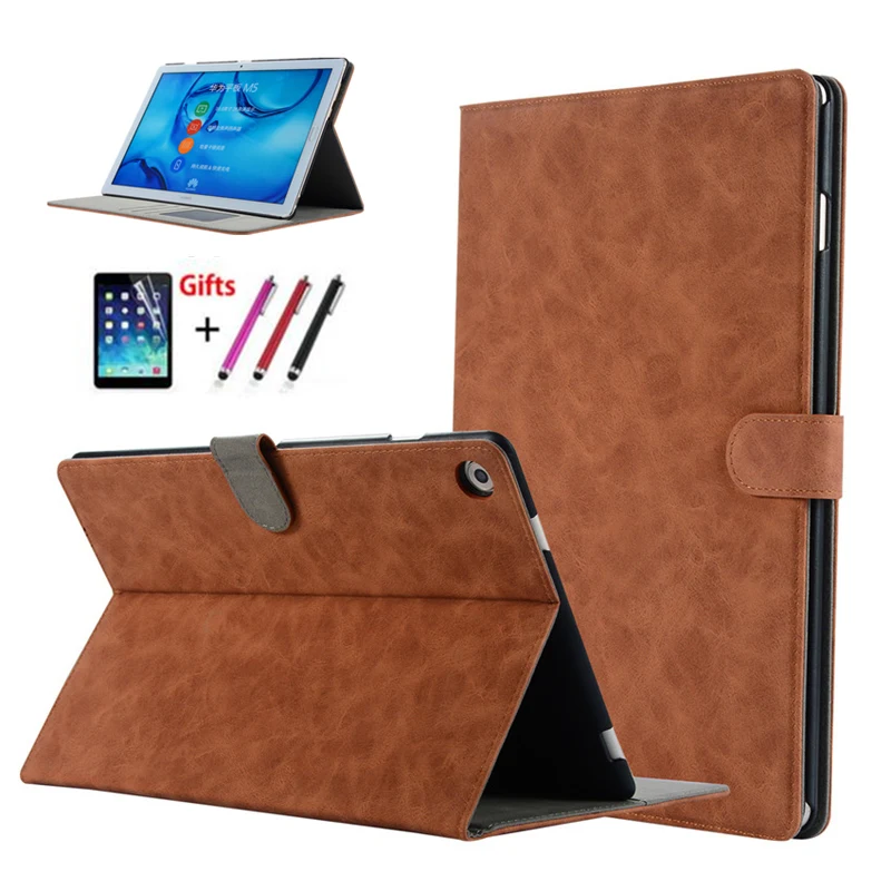 

For Huawei Mediapad M5 Pro Premium Leather Business Folio Stand Auto Wake UP Case for Huawei Mediapad M5 10.8 CMR-AL09 CMR-W09