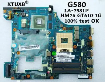 

KTUXB QIWG6 LA-7981P motherboard for Lenovo G580 notebook motherboard HM76 GT610M 1G DDR3 100% test work