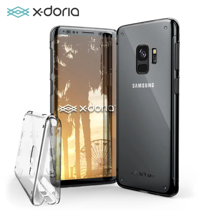 

X-doria Defense 360 Case for Samsung Galaxy S9 0.6mm Ultra Silime PC Shell + Full Coverage Protection Hard PC Case