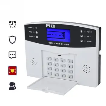 

hot SIM GSM Wireless Alarm System APP Control Smart Home Burglar Security Alarm System Kit French/Spanish Voice Prompt Intercom
