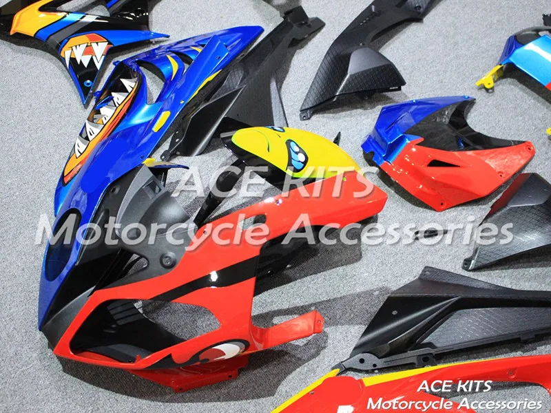 Новинка из АБС-пластика для мотоцикла обтекатель для BMW S1000RR 2009 2010 2011 2012 2013 впрыска топлива bodywor все сорта цветной № 385