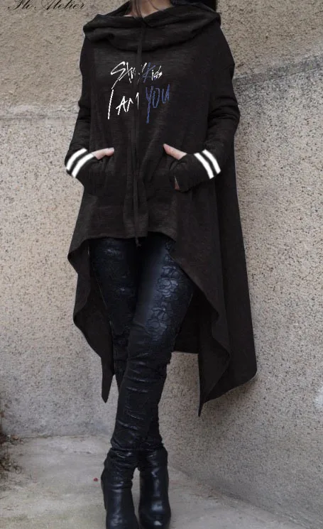 

Luckyfriday Stray Kids Black Dress Spring Women Dresses Woman Party Night Harajuku Popular Blouse Women Clothes Korean Dress