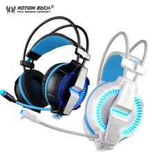 NEW Gaming Headphones EACH G7000 Vibration Function/Breathing LED Light Earphone Game Headset With Mic Surround 7.1 Sound for PC