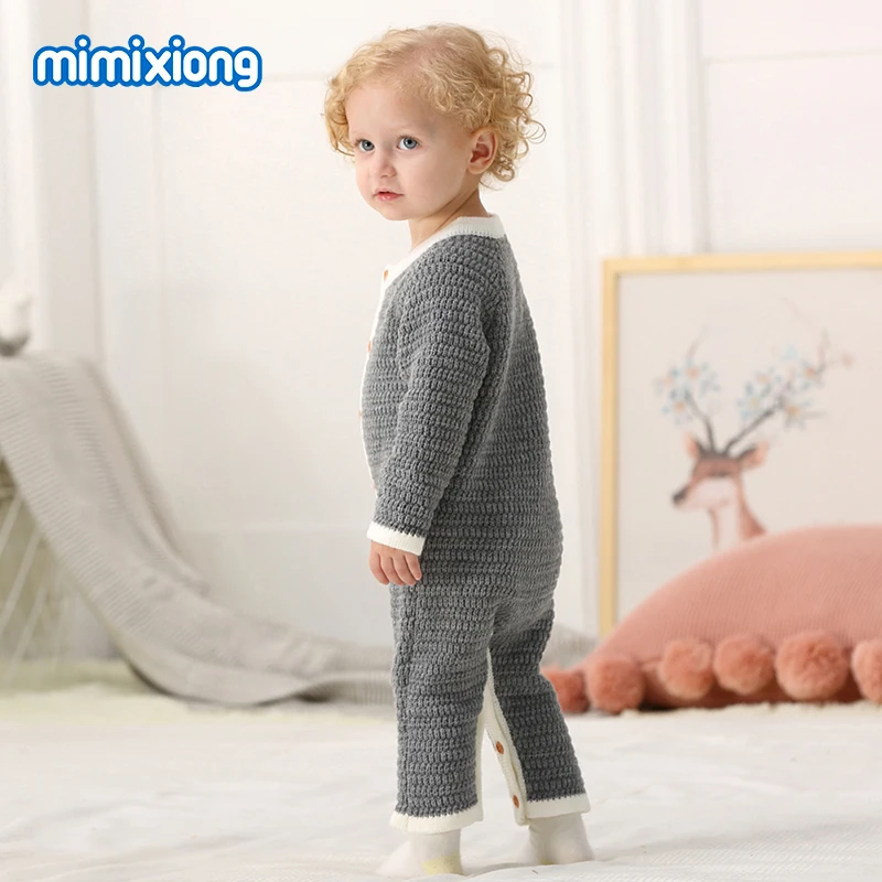 Los niños de primavera trajes de moda Color sólido recién nacido Bebes de mamelucos del bebé chica mono bebé trajes 0- 2 T Los niños de primavera trajes de moda Color sólido recién nacido Bebes de mamelucos del bebé chica mono bebé trajes 0- 2 T