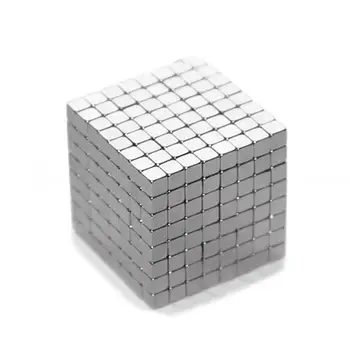 

125Pcs Powerful Rare Earth Neodymium Cubes Kids Toy Square Magnets Block Cube Educational Toys Dress relief toy Birthday gift