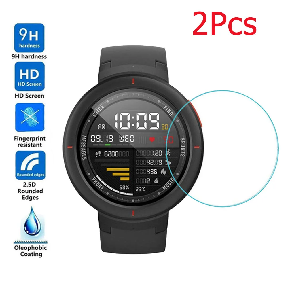 2 шт. для Xiaomi Huami Amazfit Verge 3 Закаленное стекло full HD защита экрана Защитная пленка от