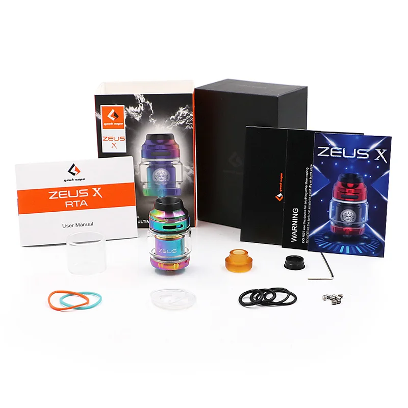 Geekvape Zeus X RTA tanque de 4,5 ml capacidad con 810 Delrin selección de la punta de goteo cigarrillo electrónico atomizador actualización zeus dual/ anubis MTL - 6