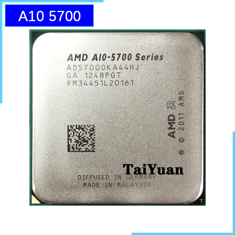 AMD A10 5700 A10 5700k 3,4 ГГц разъем FM2 четырехъядерный процессор AD5700OKA44HJ cpu