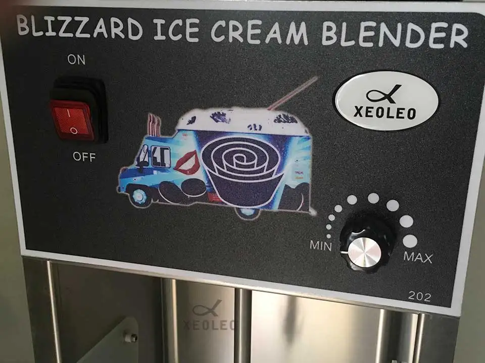 XEOLEO Multi-functional flourry cream maker Blizzard машина для мороженого 8000 об./мин. 750 Вт Нержавеющая сталь Плавная Milkshaker CE