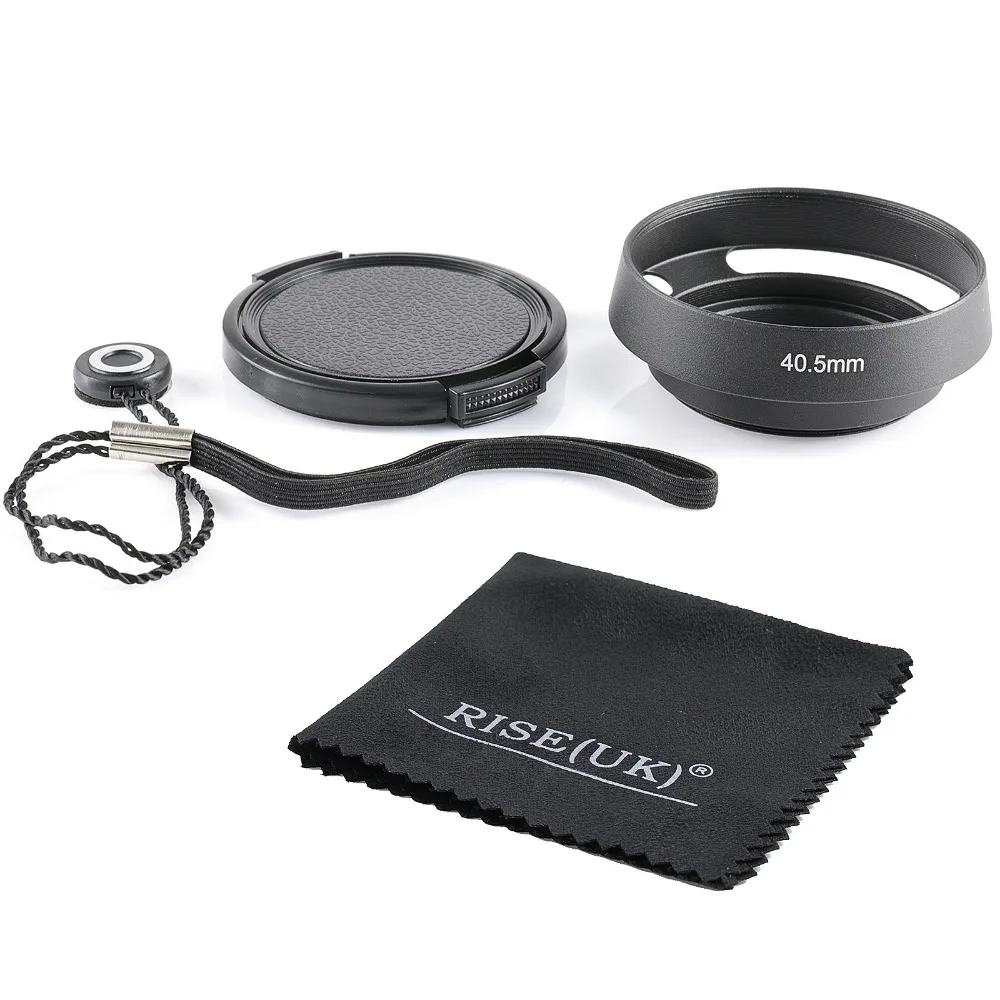 

40.5mm Vented Lens Hood +cap+gift +for Anti-lost rope for Leica summicron Elmar M