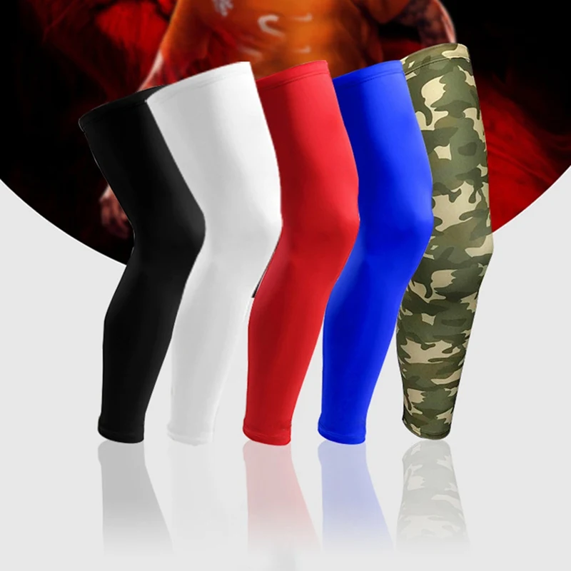 

1Pc New Sports Knee Pad Crashproof Antislip Basketball Leg Long Sleeve Protector Gear