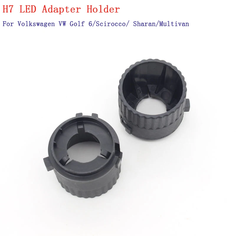 Car Bulbs Socket Conversion Adapter For Volkswagen VW MK6 Golf 6 or GTI H7 HID Xenon Bulb Adapter Holder Scirocco Sharan Multivan 4