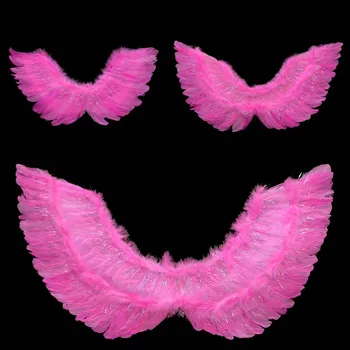 

Adult 13 Color Outfit Wing Dress Up Fashion Girls Feather Fairy Pretty Angel Wings Hen Night Costume birthday