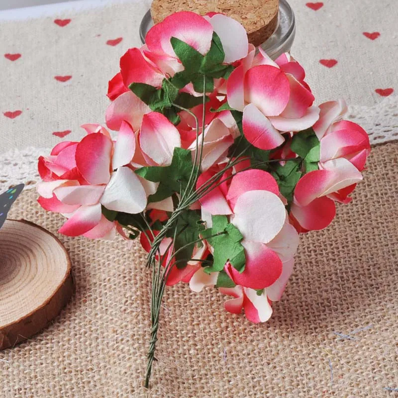 12 шт. 31 мм Искусственные бумажные розы цветочный свадебный Декор букета Скрапбукинг DIY CP0013X