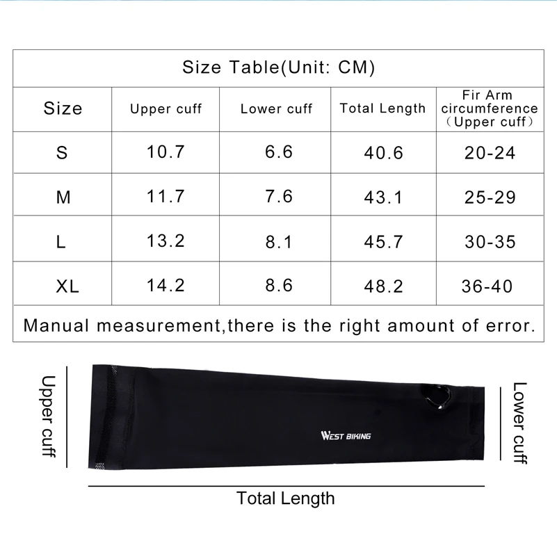 WEST BIKING велосипедные рукава дышащие быстросохнущие для бега баскетбольные рукава налокотники для фитнеса для рук с защитой от ультрафиолета