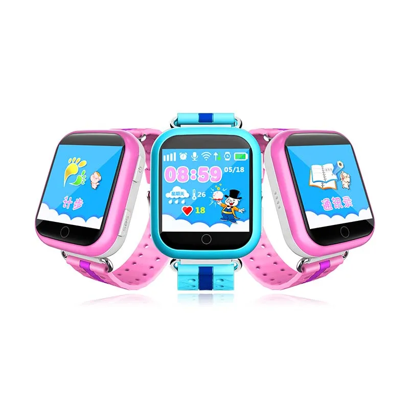 Оригинальный q100 Q750 Smart детские дети телефон GPS Трекер Смарт часы Дети Wi Fi