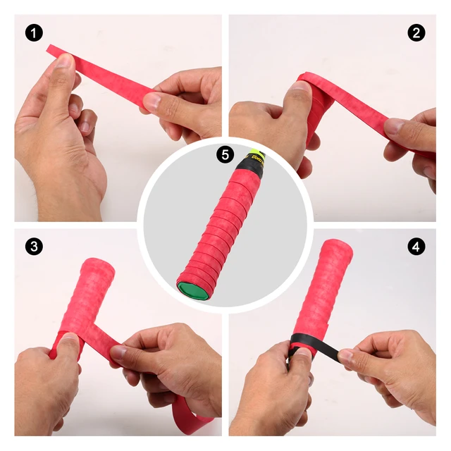 Tennis Overgrip Grip Tennis Racket Grips Anti-skid Badminton Racquet Grips Vibration Overgrip Sweatband 6